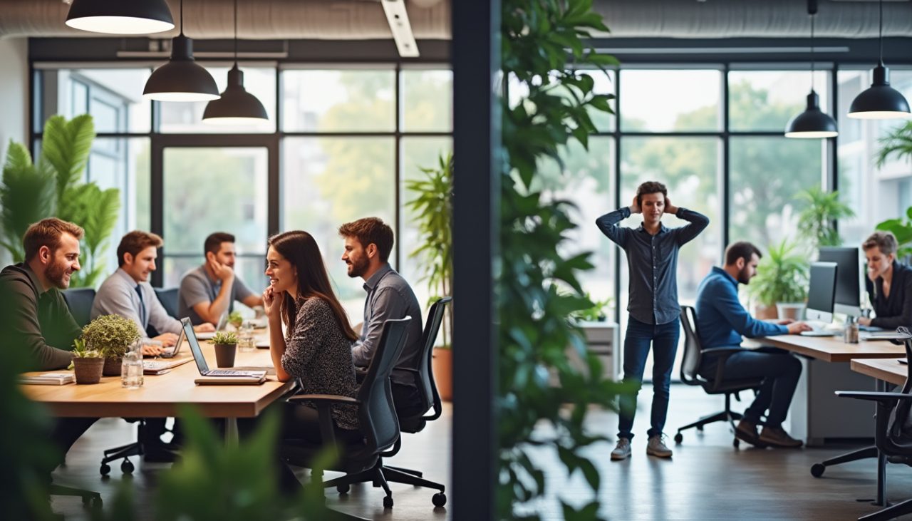 Lire la suite à propos de l’article Les open space améliorent-ils vraiment la productivité au travail ou détruisent-ils le bien-être ?