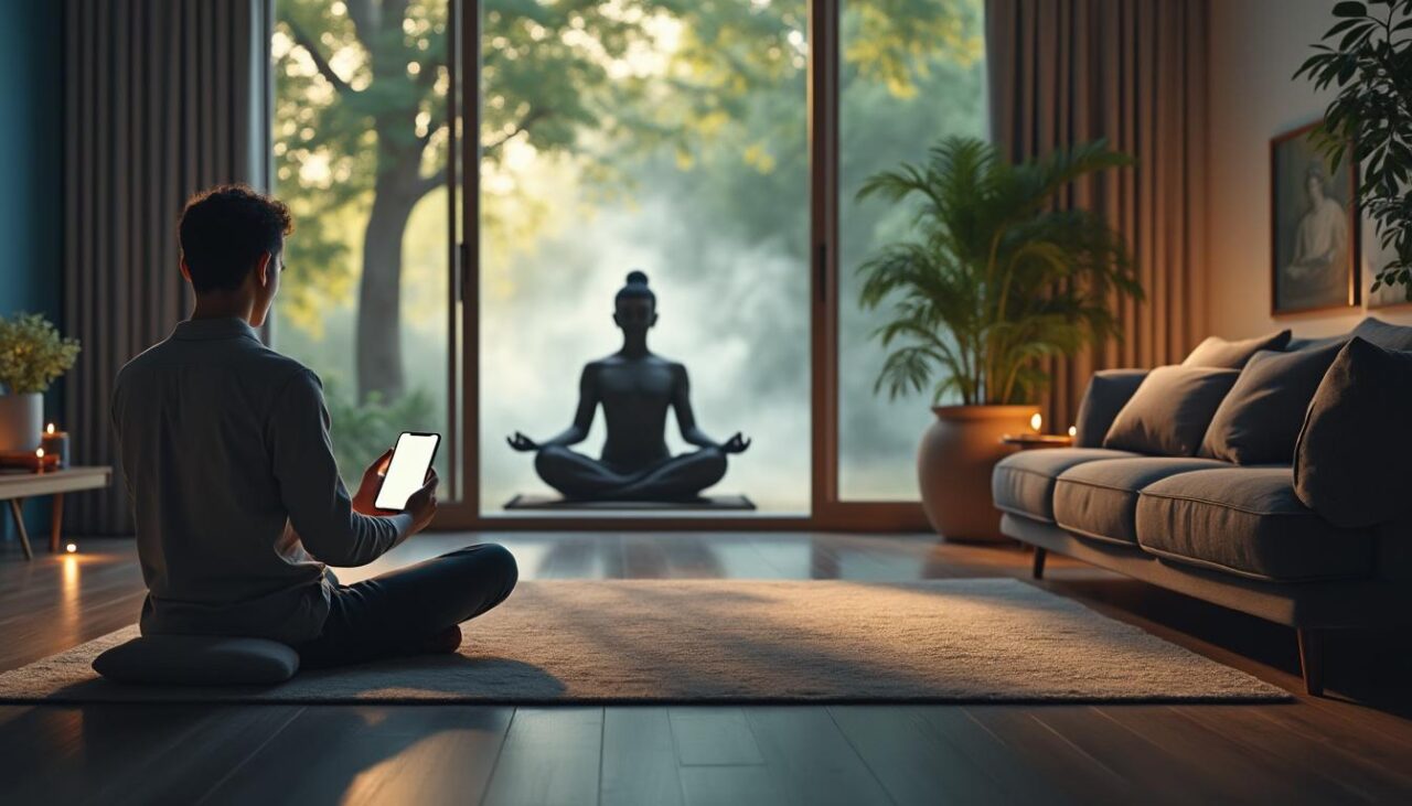 Lire la suite à propos de l’article Les applis de méditation remplacent-elles réellement une pratique spirituelle authentique ?